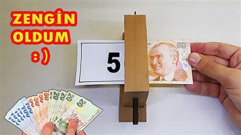 Kağıttan para makinesi yapımı